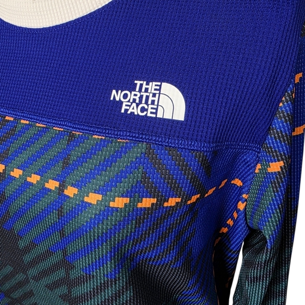 NWT North Face Women's Flash Dry Base Layer, Waffle Plaid, Size Large - Picture 3 of 11